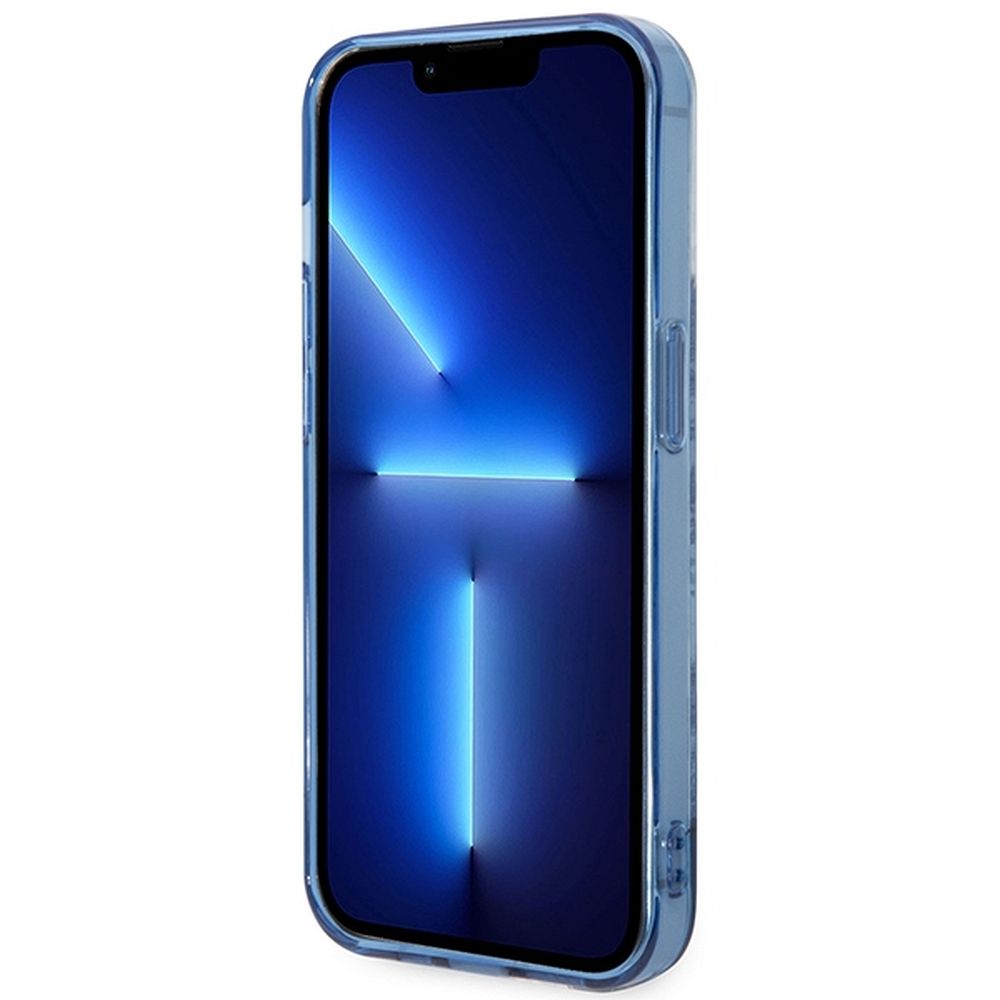 GUESS case for IPHONE 14 Pro GUHCP14LHGPLHB (IML Electro Cam TDJ) blue