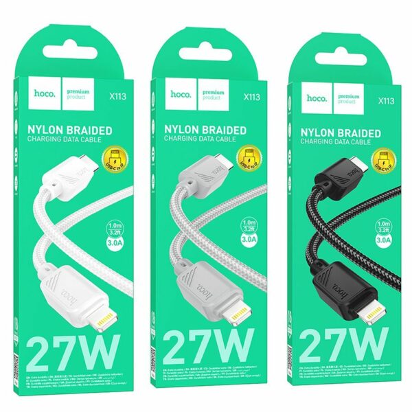 HOCO cable Type C to Lightning PD 27W X113 1 m white
