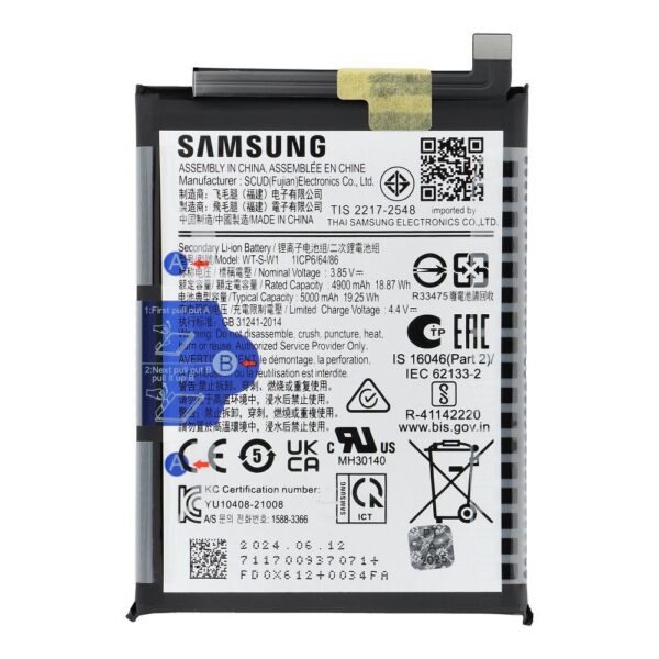ServicePack Battery for SAMSUNG A14 5G A146 GH81-23314A