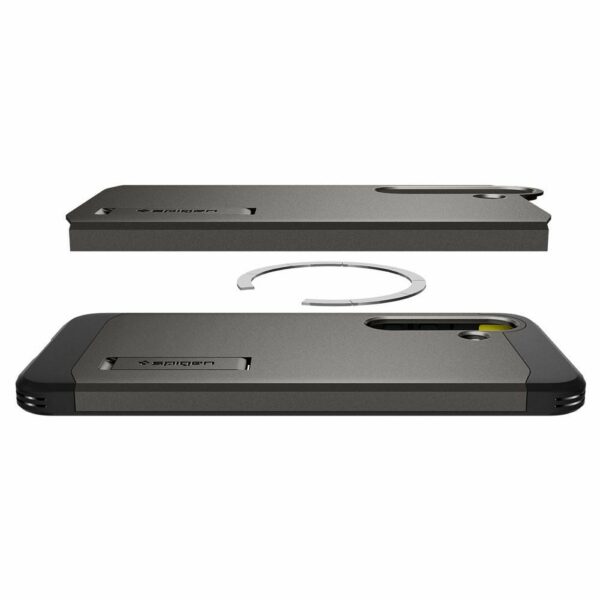 SPIGEN case TOUGH ARMOR compatible with MagSafe for SAMSUNG S25 Plus gunmetal