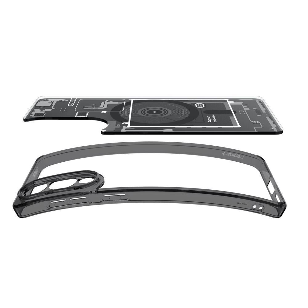 SPIGEN case ULTRA HYBRID MAG compatible with MagSafe for SAMSUNG S25 Edge zero one black