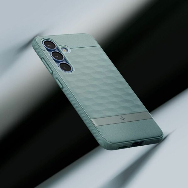 SPIGEN case PARALLAX MAG compatible with MagSafe for SAMSUNG S25 sage green