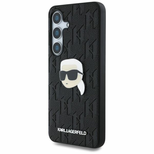 KARL LAGERFELD case for SAMSUNG S25 Plus KLHCS25MPGKLKIPK (PU Monogram K. Head Pin) black