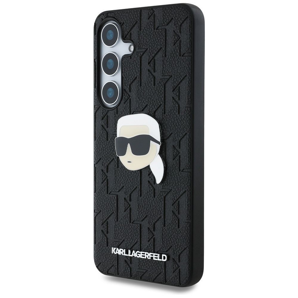 KARL LAGERFELD case for SAMSUNG S25 Plus KLHCS25MPGKLKIPK (PU Monogram K. Head Pin) black