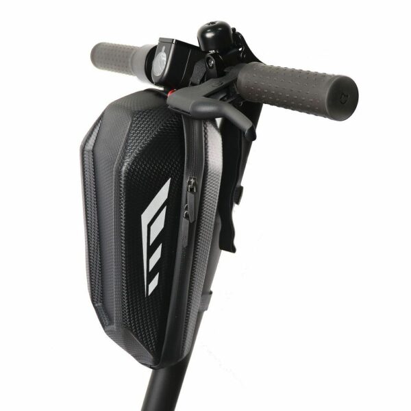 Handlebar bag for bike / scooter waterproof with zipper FSBFB-453-1 black