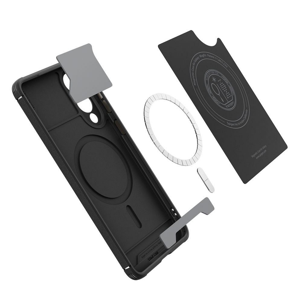 SPIGEN case CORE ARMOR MAG compatible with MagSafe for SAMSUNG S25 Edge matte black