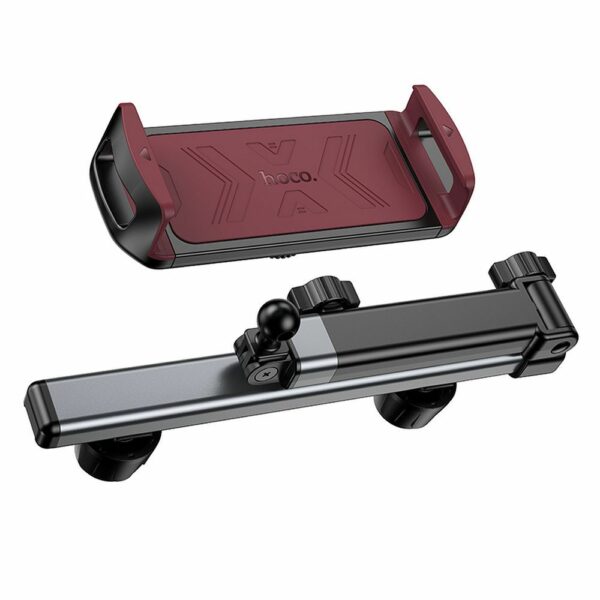 HOCO telescopic car holder for headrest (4,5" - 13") H69 black and red