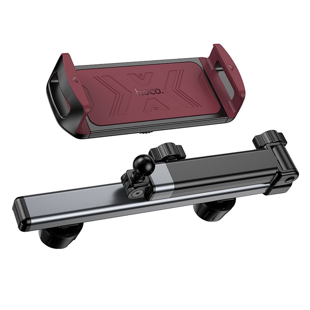 HOCO telescopic car holder for headrest (4,5" - 13") H69 black and red