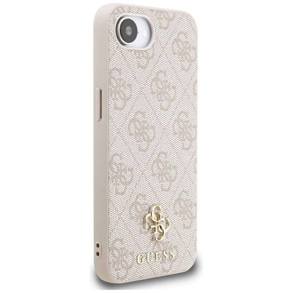 GUESS case for IPHONE 16e (SE 4 2025) compatible with MagSafe GUHMPSE4P4SM4MP (PU 4G Small 4G and Classic) pink
