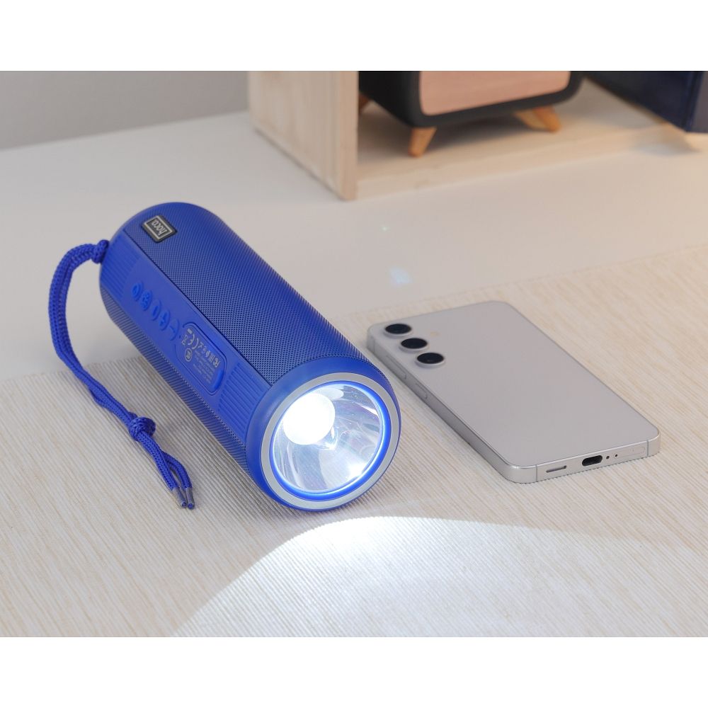 HOCO bluetooth / wireless speaker + flashlight Bora sports HC1 blue