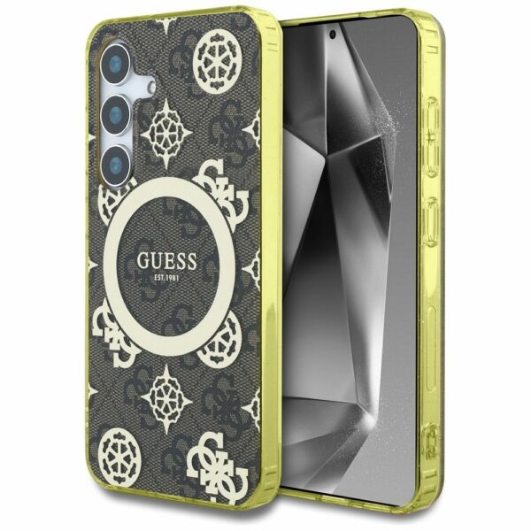 Θήκη Κινητού GUESS Samsung S25 Magnetic IML Peony Brown