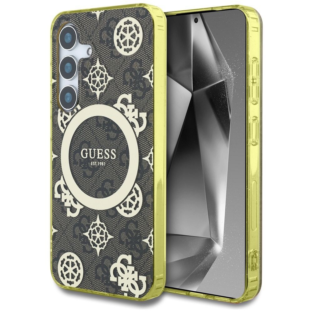 Θήκη Κινητού GUESS Samsung S25 Magnetic IML Peony Brown