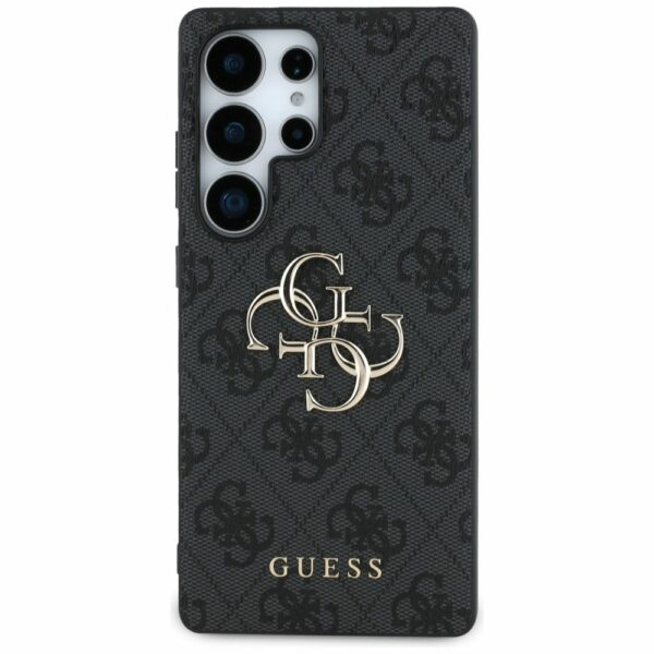 Θήκη Κινητού GUESS για Samsung S25 Ultra Μαύρη με Λογότυπο (4G PU) GUHCS25L4GMGGR