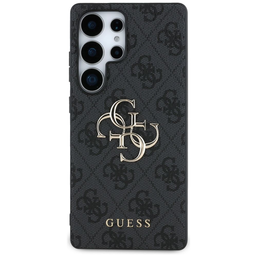 Θήκη Κινητού GUESS για Samsung S25 Ultra Μαύρη με Λογότυπο (4G PU) GUHCS25L4GMGGR