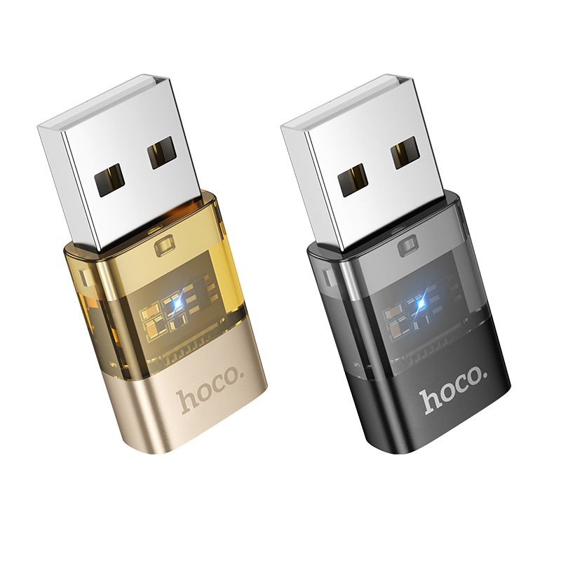 Αντάπτορας HOCO USB A σε Type C UA36C Χρυσός - Μετατροπέας USB
