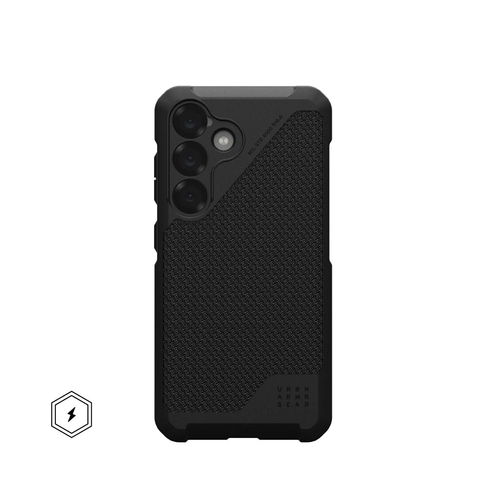 UAG Urban Armor Gear case METROPOLIS LT MAGNET with built-in magnet for SAMSUNG S25 5G kevlar black