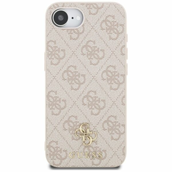 GUESS case for IPHONE 16e (SE 4 2025) compatible with MagSafe GUHMPSE4P4SM4MP (PU 4G Small 4G and Classic) pink