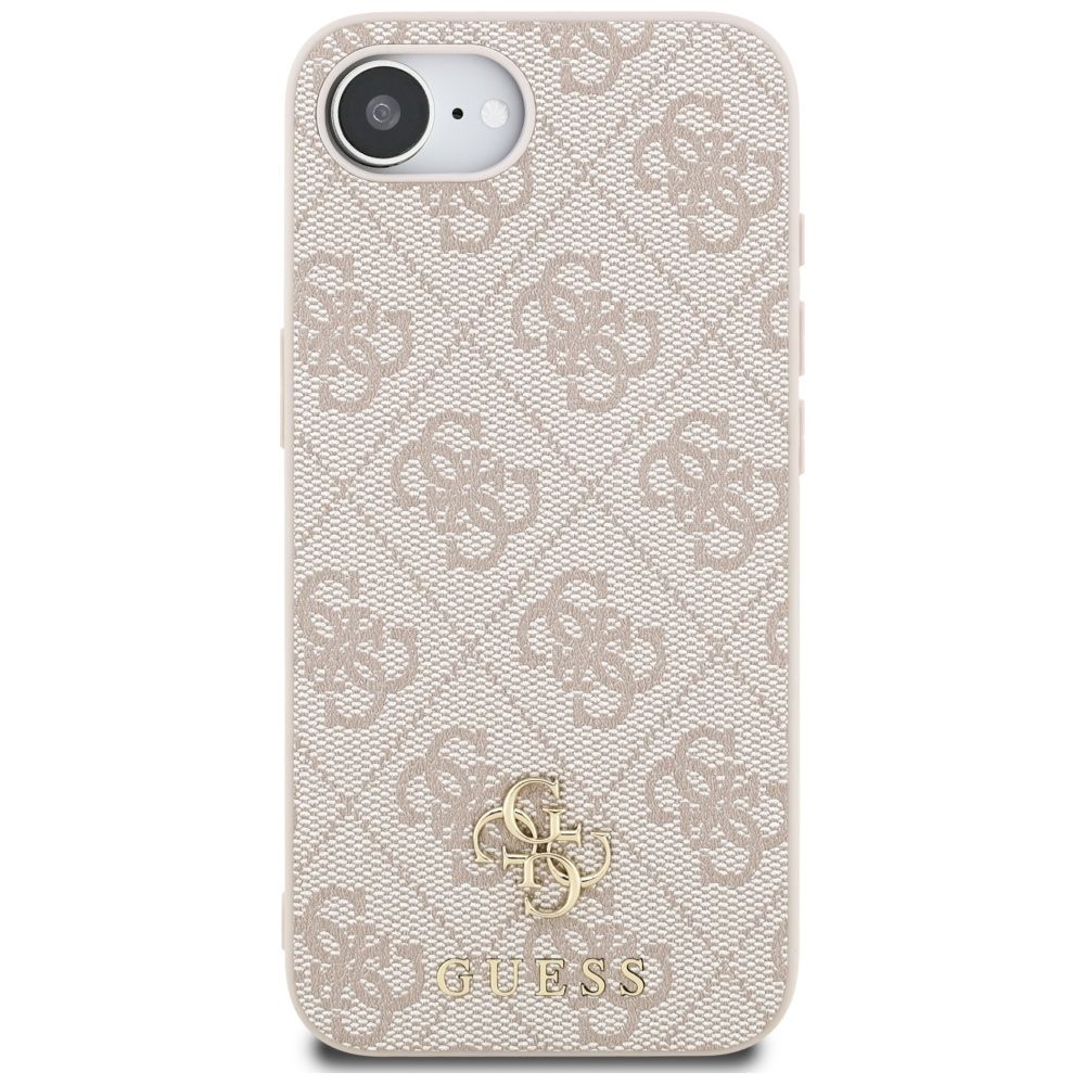 GUESS case for IPHONE 16e (SE 4 2025) compatible with MagSafe GUHMPSE4P4SM4MP (PU 4G Small 4G and Classic) pink