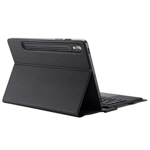 DUX DUCIS case TK foldable with Wireless Keyboard for SAMSUNG Tab S9/S9 FE/S10 FE black