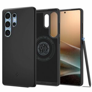 SPIGEN case THIN FIT MAG compatible with MagSafe for SAMSUNG S25 Ultra black
