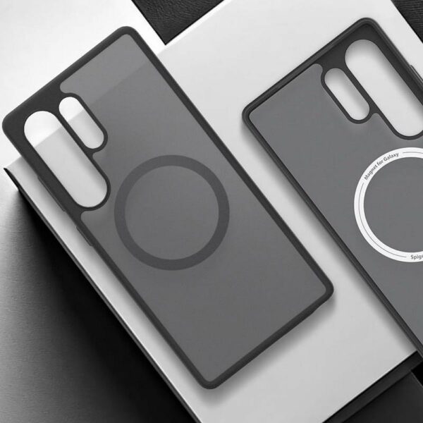 Spigen for SAMSUNG original Clear Magnet Case for SAMSUNG Galaxy S25 Ultra GP-FPS938PGBJW black blister