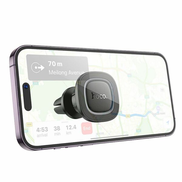 HOCO magnetic car holder for air vent H72 black metal gray