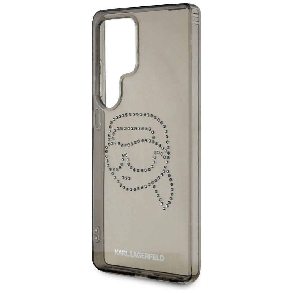 KARL LAGERFELD case for SAMSUNG S25 Ultra KLHCS25LHKHDCELK (IML Rhinestones K Head) black