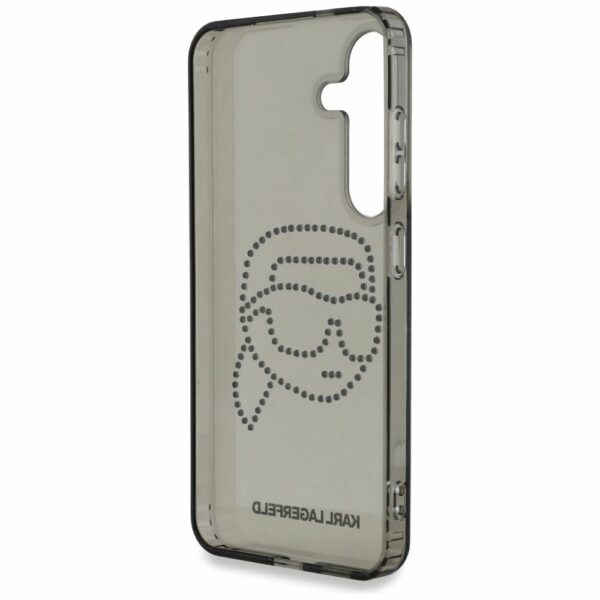KARL LAGERFELD case for SAMSUNG S25 KLHCS25SHKHDCELK (IML Rhinestones K Head) black
