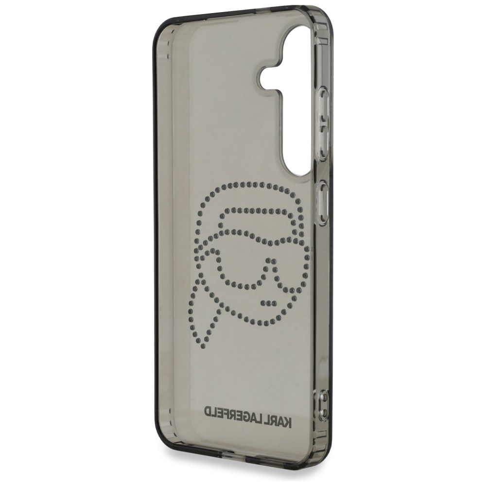 KARL LAGERFELD case for SAMSUNG S25 KLHCS25SHKHDCELK (IML Rhinestones K Head) black
