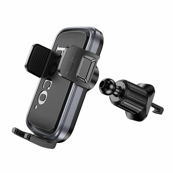 HOCO car holder for air vent H78 black metal gray