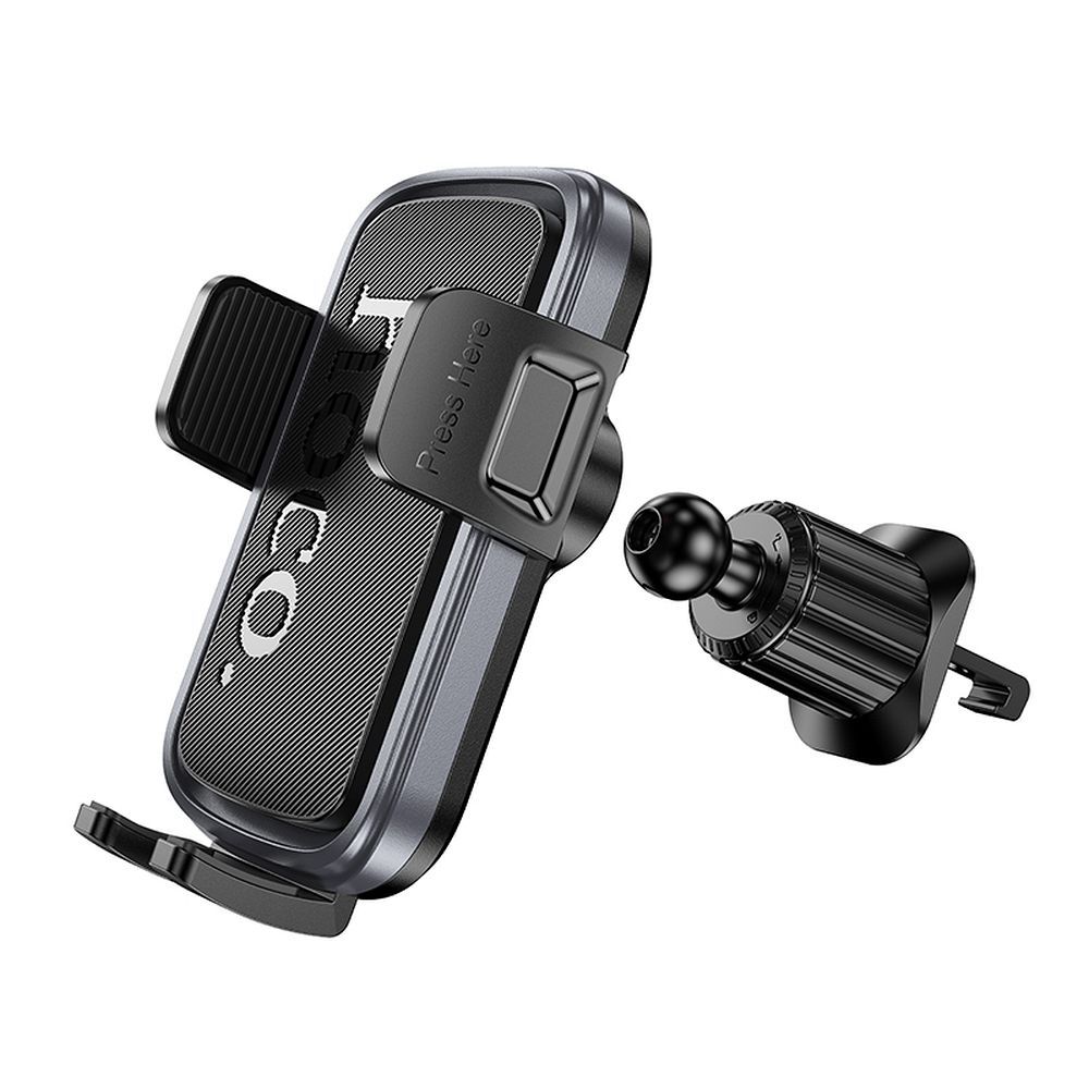 HOCO car holder for air vent H78 black metal gray