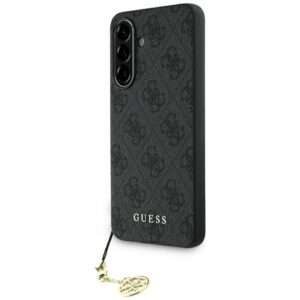 GUESS case for SAMSUNG A56 GUHCSA56GF4GGR (PU 4G Charm) black
