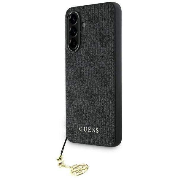 GUESS case for SAMSUNG A56 GUHCSA56GF4GGR (PU 4G Charm) black