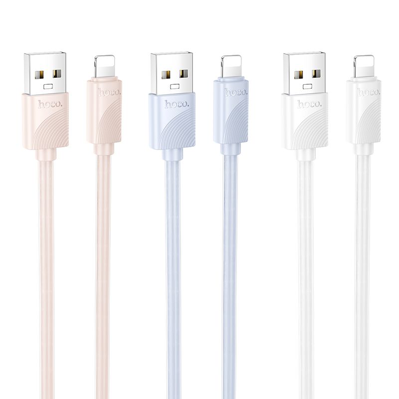 HOCO cable USB A to Lightning 2,4 A X114 1 m blue