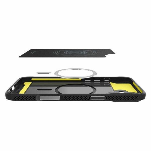SPIGEN case RUGGED ARMOR MAG compatible with MagSafe for IPHONE 16 matte black