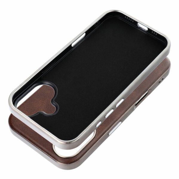 GENTLEMAN MAG COVER Case compatible with MagSafe for IPHONE 16 brown