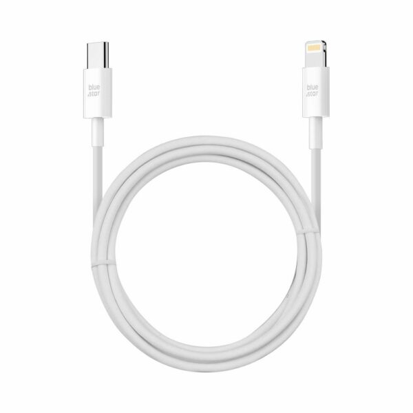 BLUE STAR cable Type C to Lightning 2A 12W QC3.0 PA-X12 1 m white