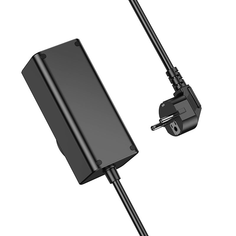 HOCO extension cord 1 socket + USB A + 3 x Type C PD QC3.0 3A 67W NS9 2 m black