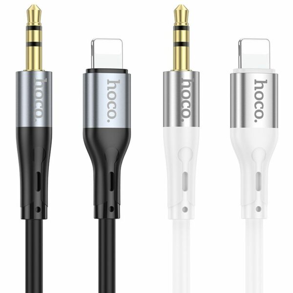 HOCO cable AUX Jack 3,5 mm to Lightning UPA22 1 m black