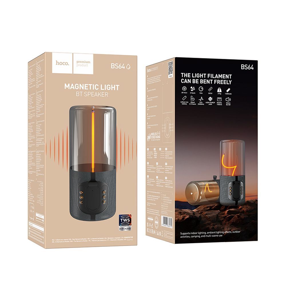HOCO speaker bluetooth BS64 gray