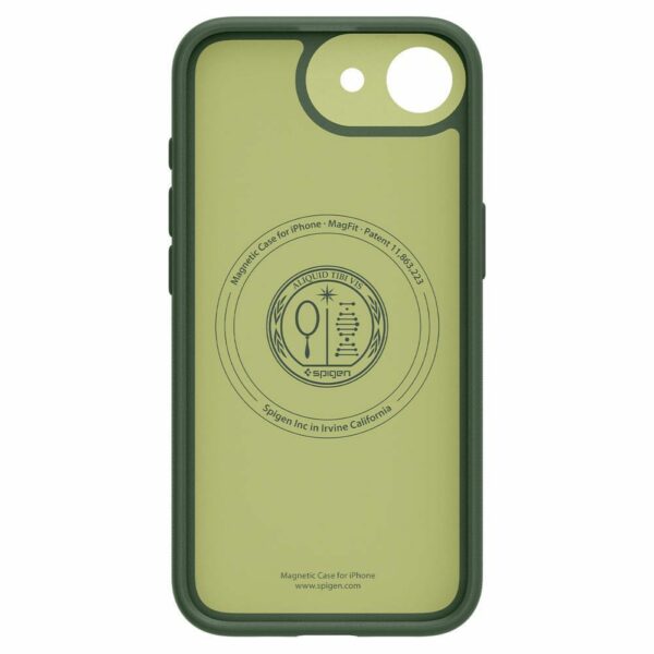 SPIGEN case NANO POP MAG compatible with MagSafe for IPHONE 16e avo green