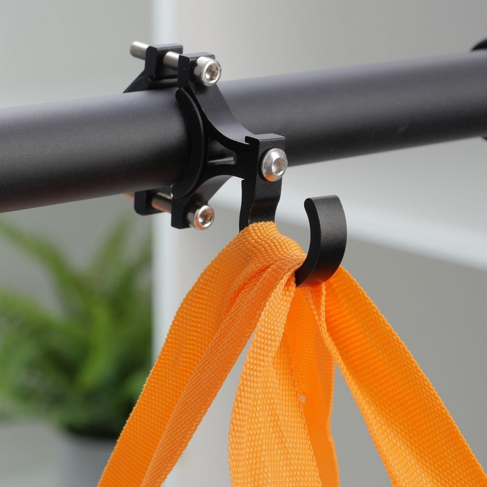 5b79e887d31a6558e193a32d3ba4cd1e Hook for shopping for bike / scooter aluminum FS366-004 black