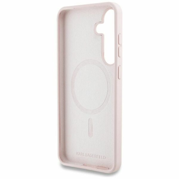 KARL LAGERFELD case for SAMSUNG S25 KLHMS25SPNYKGRTP (Magnetic Silicone Graffiti Ikonik) pink