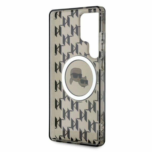KARL LAGERFELD case for SAMSUNG S25 Ultra KLHMS25LHMCKMHK (Magnetic IML Metal Monogram KC Heads) black