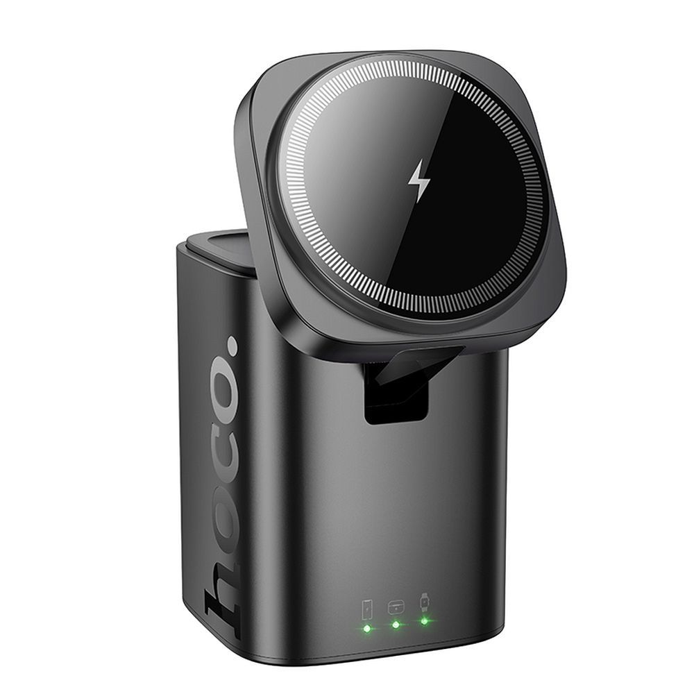 Ασύρματος Φορτιστής 3 σε 1 HOCO CQ20 για Apple Watch & iPhone 15W - Μαύρος