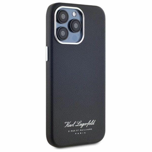 KARL LAGERFELD case for IPHONE 15 Pro Max KLHCP15XPGWCMKHK (FW PU Hotel RSG) black