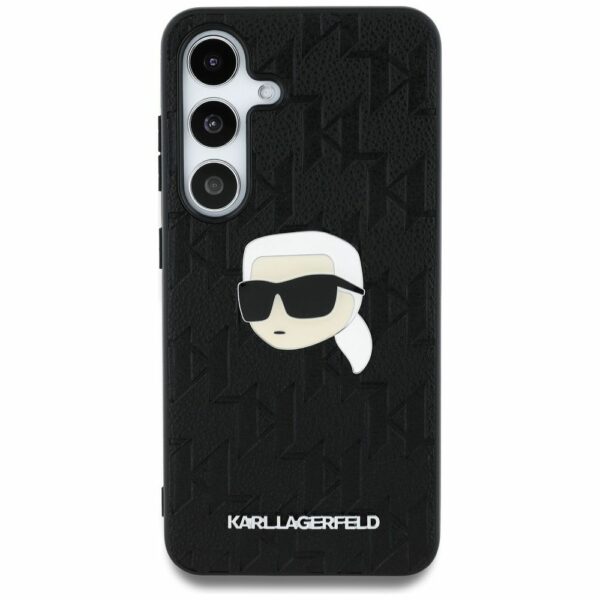 KARL LAGERFELD case for SAMSUNG S25 Plus KLHCS25MPGKLKIPK (PU Monogram K. Head Pin) black