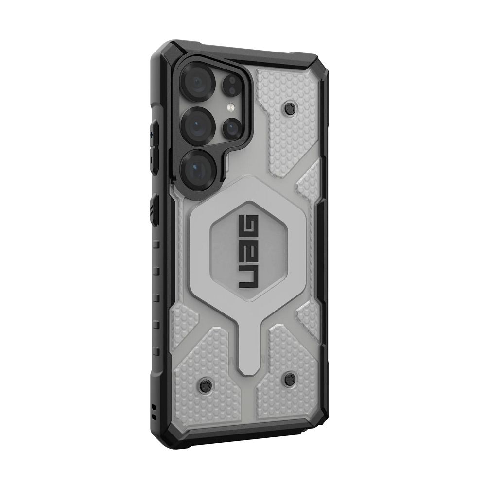 Θήκη UAG Pathfinder Clear Magnet Ice/Silver για Samsung S25 Ultra 5G με Ενσωματωμένο Μαγνήτη