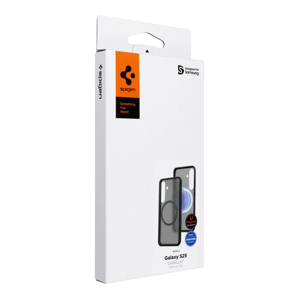 Spigen for SAMSUNG original Clear Magnet Case for SAMSUNG Galaxy S25 GP-FPS931PGBJW black blister