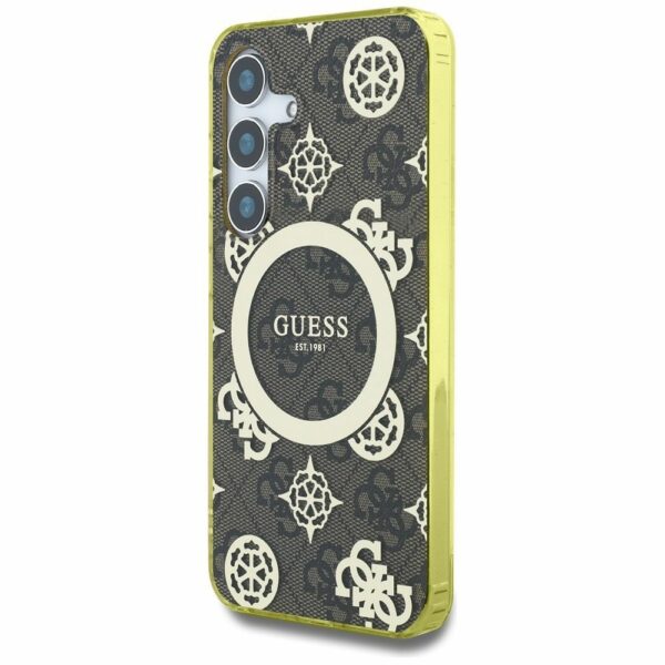 Θήκη Κινητού GUESS Samsung S25 Magnetic IML Peony Brown